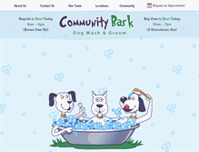 Tablet Screenshot of communitybark.net